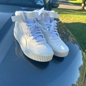 Puma Women's Classic White High-Tops